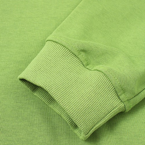 Mens Cotton Cartoon Moon & Letter Print Drop Shoulder Pullover Casual Sweatshirts