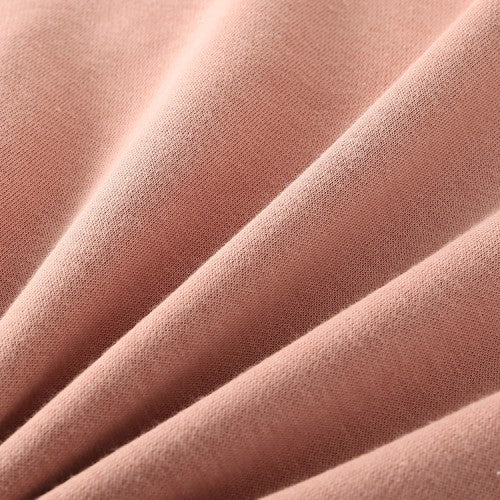 Cotton Women Side Lightning Print Pullover Long Sleeve Simple Drop Shoulder Sweatshirts